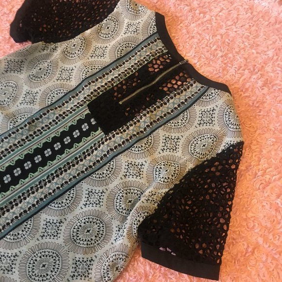 daniel rainn Moroccan Patterned Shift Dress - Picture 4 of 5